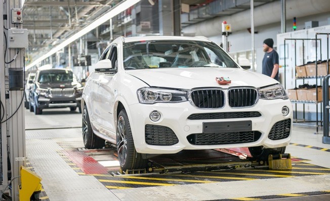 Producción del BMW X4 F26 Producción del BMW X4 F26