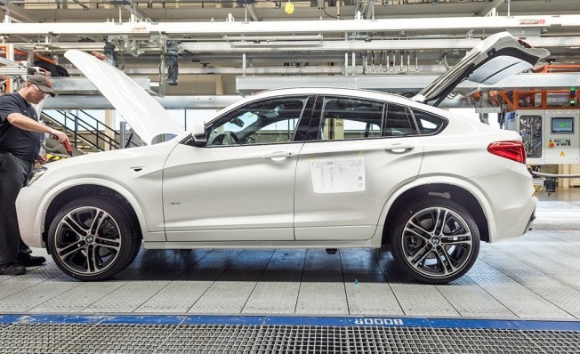 Producción del BMW X4 F26 Producción del BMW X4 F26