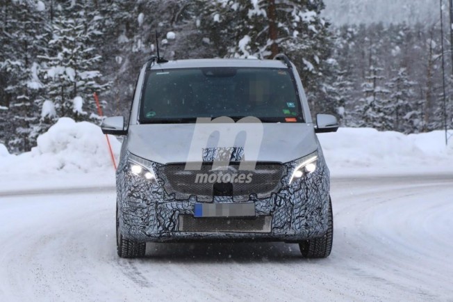 Mercedes Clase V 2019 - foto espía frontal Mercedes Clase V 2019 - foto espía frontal