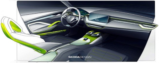Skoda Vision X Concept - interior Skoda Vision X Concept - interior