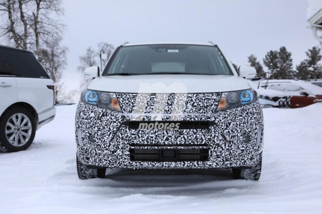 Suzuki Vitara 2018 - foto espía frontal Suzuki Vitara 2018 - foto espía frontal