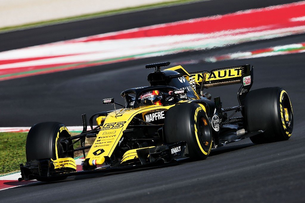 Sainz, satisfecho con el RS.18: