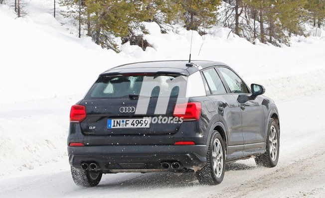 Audi SQ2 2019 - foto espía posterior Audi SQ2 2019 - foto espía posterior