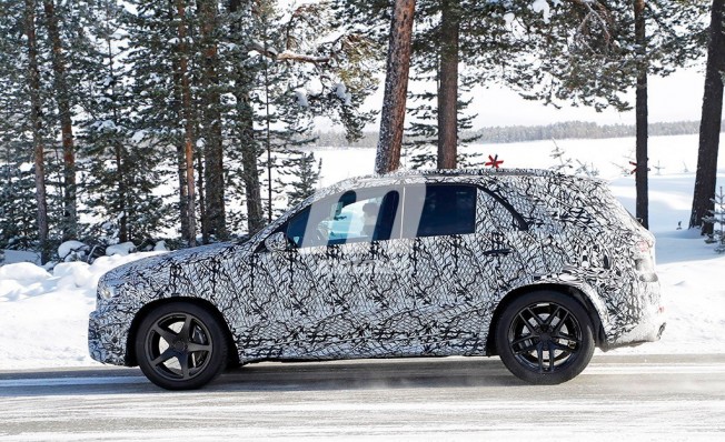 Mercedes-AMG GLE 63 2019 - foto espía lateral Mercedes-AMG GLE 63 2019 - foto espía lateral