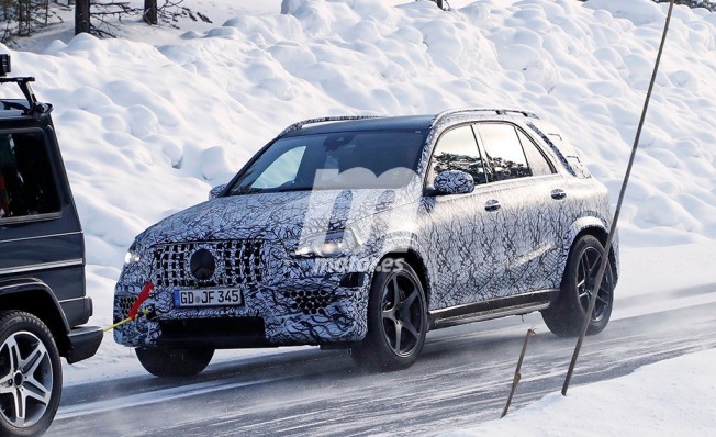 Mercedes-AMG GLE 63 2019 - foto espía Mercedes-AMG GLE 63 2019 - foto espía