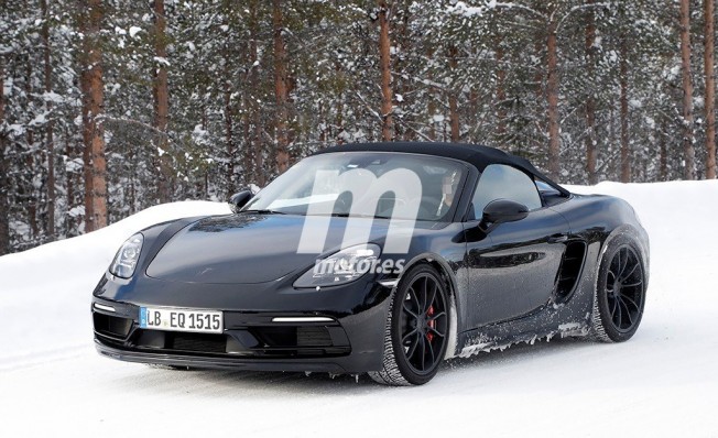Porsche 718 Boxster Spyder 2018 - foto espía Porsche 718 Boxster Spyder 2018 - foto espía