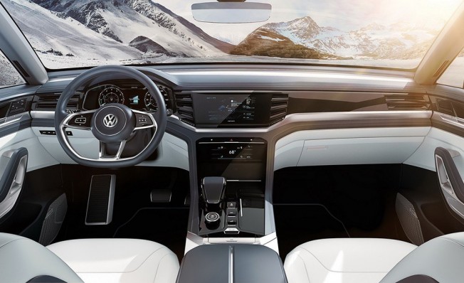 Volkswagen Atlas Cross Sport Concept - interior Volkswagen Atlas Cross Sport Concept - interior