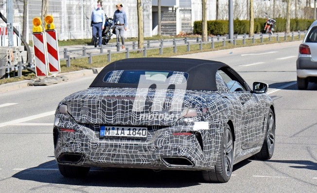 BMW M850i Cabrio - foto espía posterior BMW M850i Cabrio - foto espía posterior