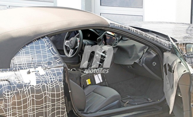 BMW Serie 8 Cabrio 2018 - foto espía interior BMW Serie 8 Cabrio 2018 - foto espía interior