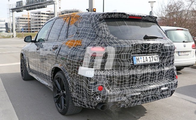 BMW X5 M 2019 - foto espía posterior BMW X5 M 2019 - foto espía posterior