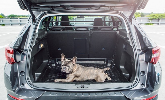 Opel Grandland X - bandeja de goma para el maletero Opel Grandland X - bandeja de goma para el maletero