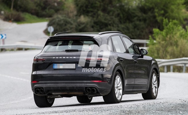 Porsche Cayenne E-Hybrid 2018 - foto espía posterior Porsche Cayenne E-Hybrid 2018 - foto espía posterior
