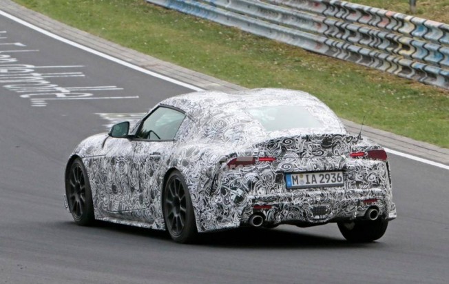 Toyota Supra 2019 - foto espía posterior Toyota Supra 2019 - foto espía posterior