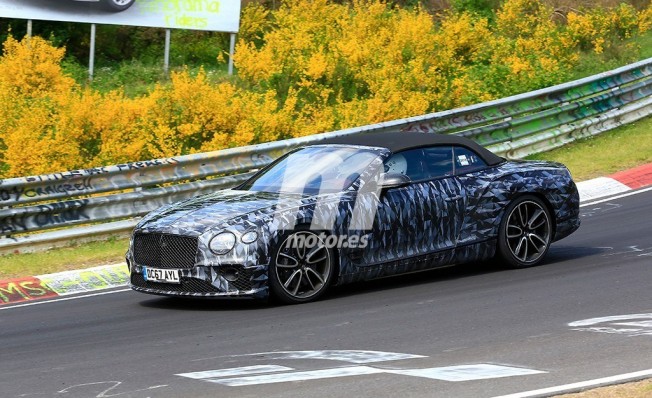 Bentley Continental GTC 2019 - foto espía Bentley Continental GTC 2019 - foto espía
