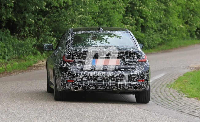 BMW Serie 3 2019 - foto espía posterior BMW Serie 3 2019 - foto espía posterior