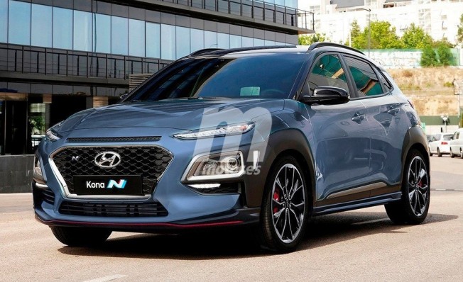 Hyundai Kona N - recreación Hyundai Kona N - recreación