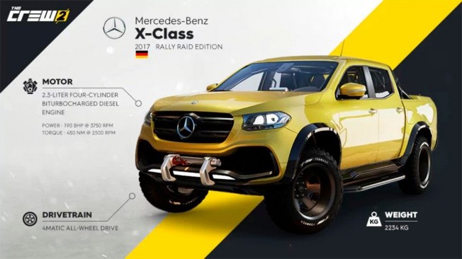 Mercedes Clase X en The Crew 2 Mercedes Clase X en The Crew 2