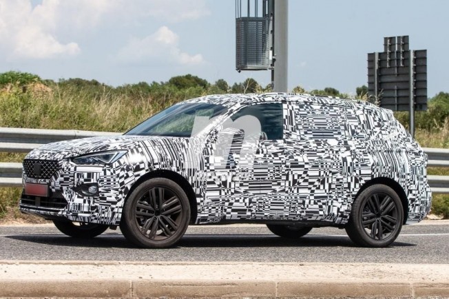 SEAT Tarraco - foto espía lateral SEAT Tarraco - foto espía lateral