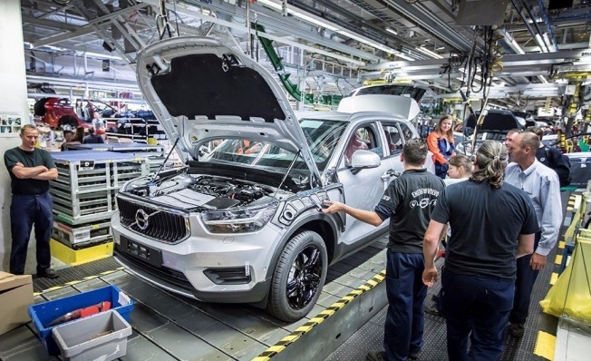 Producción del Volvo XC40 en Gante, Bélgica Producción del Volvo XC40 en Gante, Bélgica