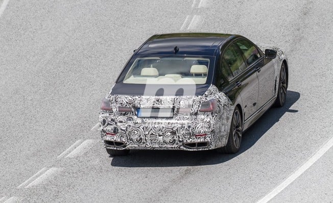 BMW Serie 7 2019 - foto espía posterior BMW Serie 7 2019 - foto espía posterior