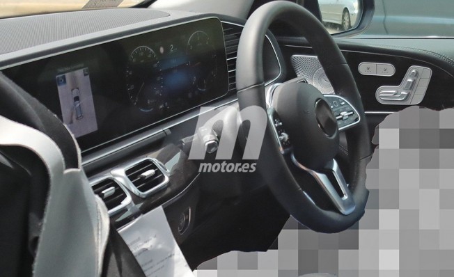 Mercedes Clase GLE 2019 - foto espía interior Mercedes Clase GLE 2019 - foto espía interior