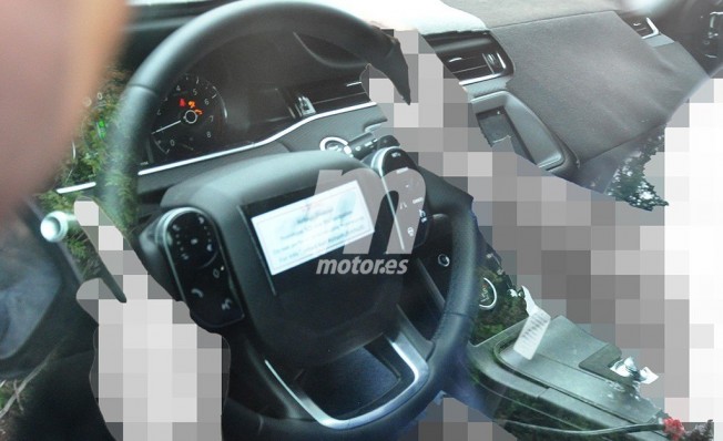 Range Rover Evoque 2019 - foto espía interior Range Rover Evoque 2019 - foto espía interior