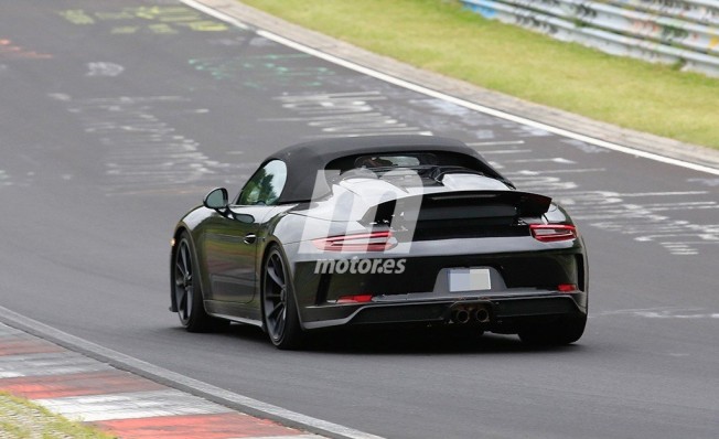 Porsche 911 Speedster - foto espía posterior Porsche 911 Speedster - foto espía posterior
