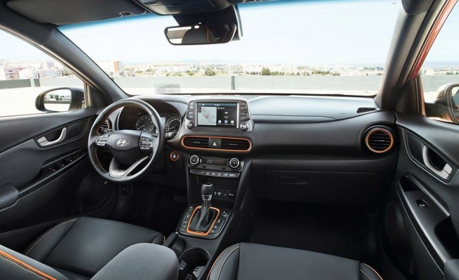 Hyundai Kona - interior Hyundai Kona - interior