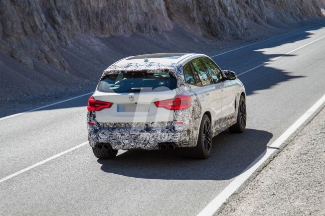 BMW X3 M 2019 - foto espía posterior BMW X3 M 2019 - foto espía posterior