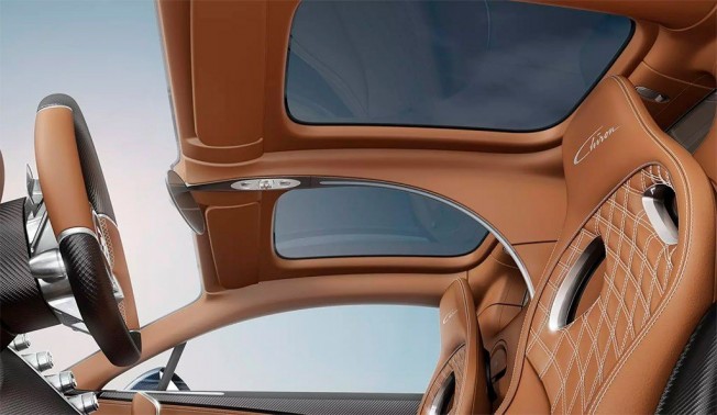 Bugatti Chiron - techo de cristal Bugatti Chiron - techo de cristal