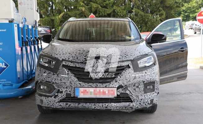 Renault Kadjar 2019 - foto espía frontal Renault Kadjar 2019 - foto espía frontal