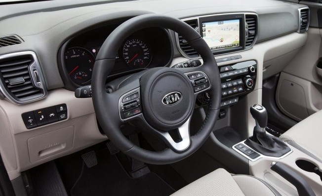 Kia Sportage - interior Kia Sportage - interior