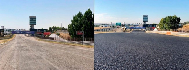 Reasfaltado del Circuito de Jarama Reasfaltado del Circuito de Jarama