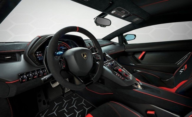 Lamborghini Aventador SVJ - interior Lamborghini Aventador SVJ - interior
