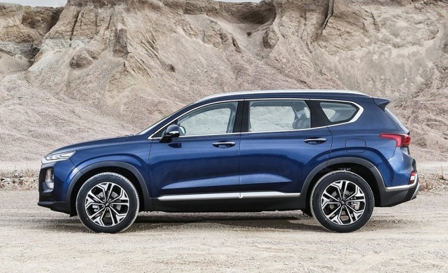Hyundai Santa Fe 2019 - lateral Hyundai Santa Fe 2019 - lateral