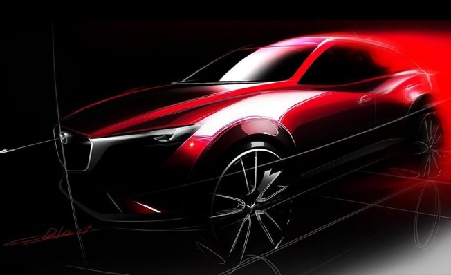 Mazda CX-3 - boceto Mazda CX-3 - boceto