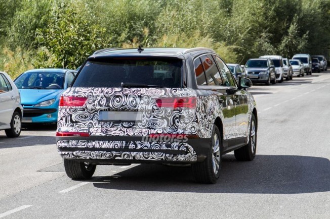 Audi Q7 2019 - foto espía posterior Audi Q7 2019 - foto espía posterior
