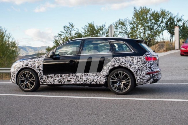 Audi SQ7 2019 - foto espía lateral Audi SQ7 2019 - foto espía lateral