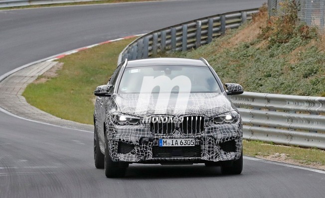 BMW X6 M 2019 - foto espía frontal BMW X6 M 2019 - foto espía frontal