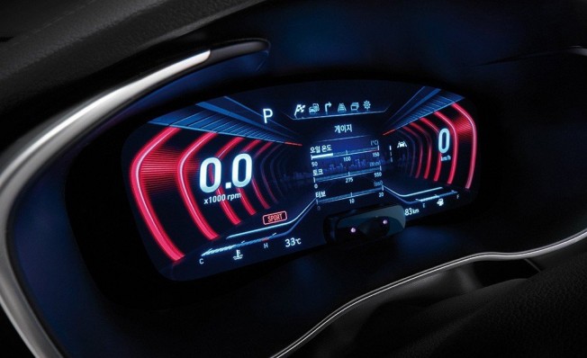 Genesis G70 - cuadro de instrumentos digital 3D Genesis G70 - cuadro de instrumentos digital 3D