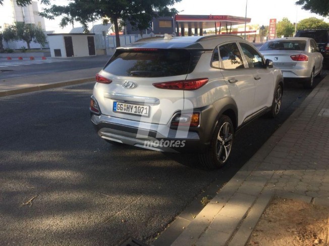 Hyundai Kona Híbrido - foto espía posterior Hyundai Kona Híbrido - foto espía posterior
