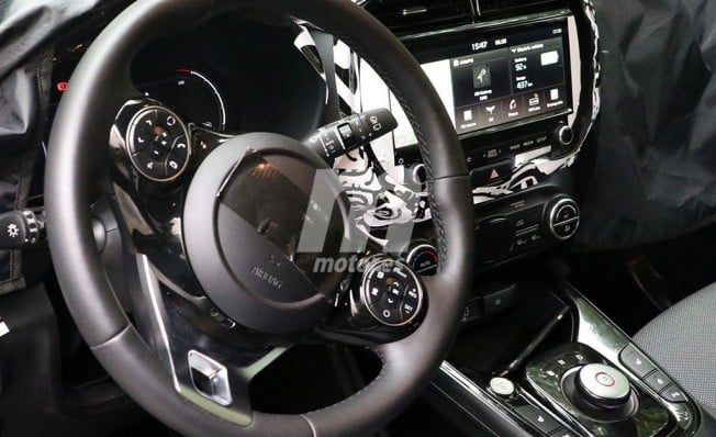 Kia Soul EV 2019 - foto espía interior Kia Soul EV 2019 - foto espía interior