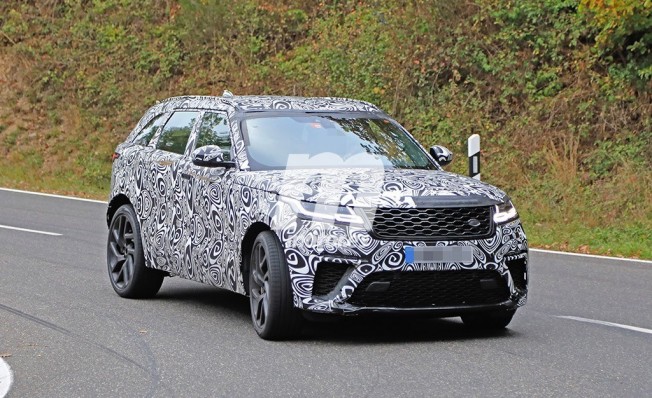 Range Rover Velar SVR - foto espía Range Rover Velar SVR - foto espía