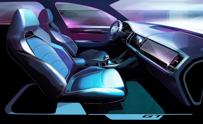 Skoda Kodiaq GT - interior Skoda Kodiaq GT - interior