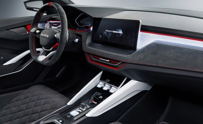 Skoda Vision RS - interior Skoda Vision RS - interior