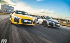 Comparativa Audi R8 Coupé vs Audi R8 Spyder, guerra fratricida (con vídeo)