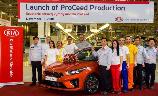 Kia ProCeed 2019 - producción Kia ProCeed 2019 - producción