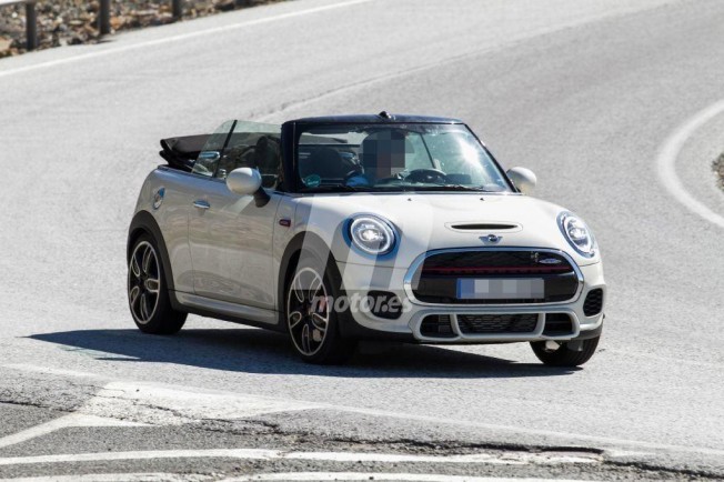 MINI Cabrio JCW 2019 - foto espía MINI Cabrio JCW 2019 - foto espía