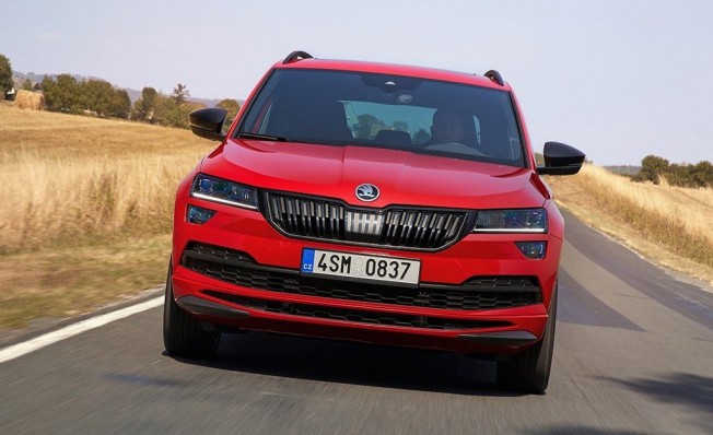 Skoda Karoq Sportline - frontal Skoda Karoq Sportline - frontal