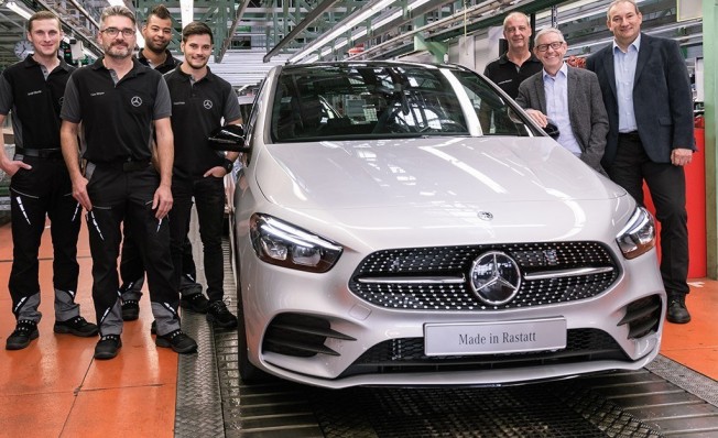Mercedes Clase B 2019 - producción Mercedes Clase B 2019 - producción